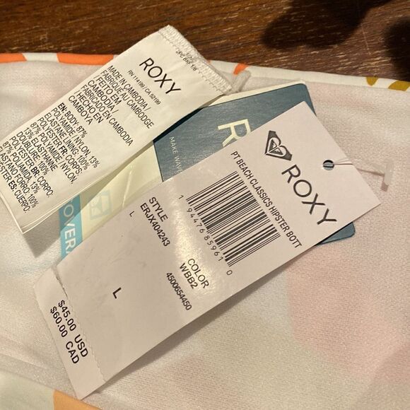 Roxy Women's Standard Printed Beach Classics Bottom ONLY - Picture 9 of 9